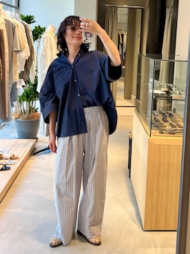 「かぐれ（カグレ）のアイテム」を使った、takagi kotomiさん（レディース・163cm）の春コーディネート