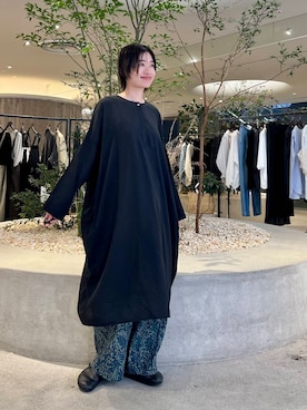 「アイテム（チュニック）」を使った、takagiさん（レディース・163cm）の夏コーディネート