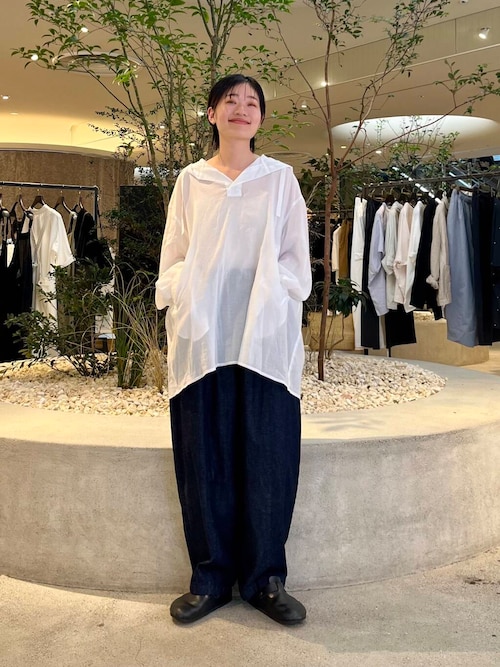 デニムボリュームパンツ