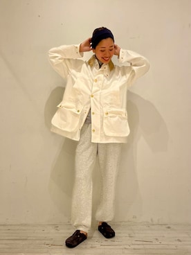 「アイテム（ヘアバンド）」を使った、takagiさん（レディース・163cm）の秋コーディネート