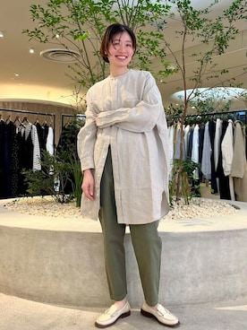 「ブラウスが主役の春コーデ」｜takagiさん（レディース・163cm）の春コーディネート