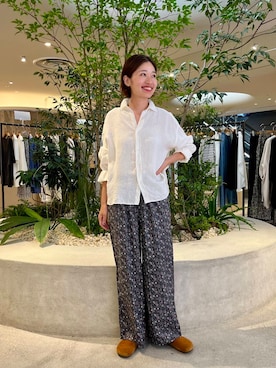 「アイテム（その他アンダーウェア/インナー）」を使った、takagiさん（レディース・163cm）の夏コーディネート
