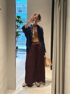 「かぐれ（カグレ）のアイテム」を使った、takagi kotomiさん（レディース・163cm）の夏コーディネート