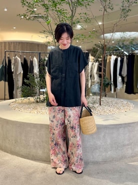 「NICOLAS LAINAS（ニコラスライナス）のアイテム」を使った、takagiさん（レディース・163cm）の夏コーディネート