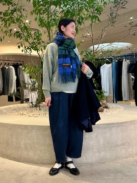 「アイテム（ピーコート）」を使った、takagi kotomiさん（レディース・163cm）の秋コーディネート