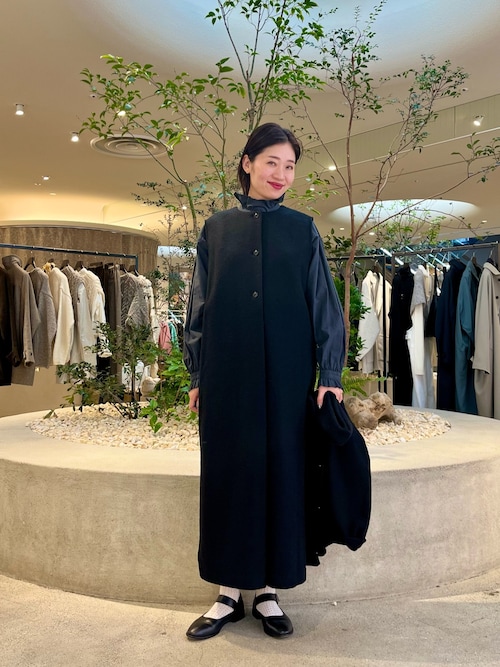 圧縮ウールショートジャケット（ノーカラージャケット）｜かぐれ