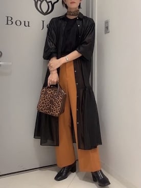 Bou Jeloudさん（レディース・162cm）の秋コーディネート