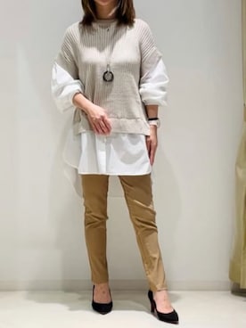 Bou Jeloudさん（レディース・160cm）の秋コーディネート