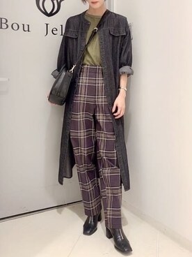 Bou Jeloudさん(レディース・162cm)の秋コーディネート