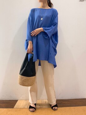 「Bou Jeloud（ブージュルード）のアイテム（サンダル）」を使った、Bou Jeloudさん（レディース・163cm）の秋コーディネート