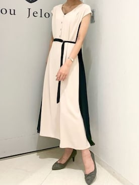 「Bou Jeloud（ブージュルード）のアイテム（シューズ）」を使った、Bou Jeloudさん（レディース・162cm）の秋コーディネート