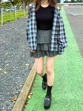 「Avail（アベイル）のアイテム」を使った、ｍａｔｓｕｋｏ♡さん（レディース・158cm）の秋コーディネート