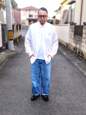 「A.P.C.（アーペーセー）のアイテム」を使った、のたさん（メンズ・175cm）の春コーディネート