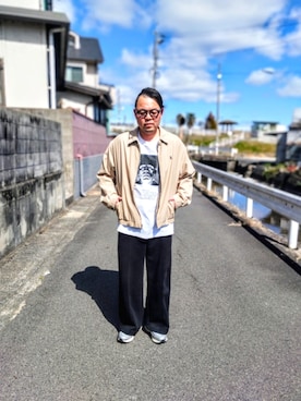 のたさん（メンズ・175cm）の春コーディネート