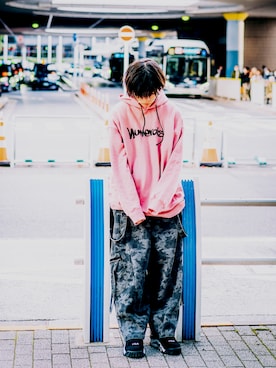 「FILA（フィラ）のアイテム」を使った、shaikoさん（メンズ・169cm）の春コーディネート