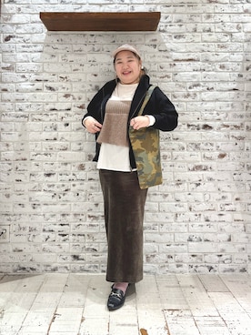 「THEATRE PRODUCTS（シアタープロダクツ）のアイテム」を使った、koba*rukaさん（レディース・160cm）の秋コーディネート