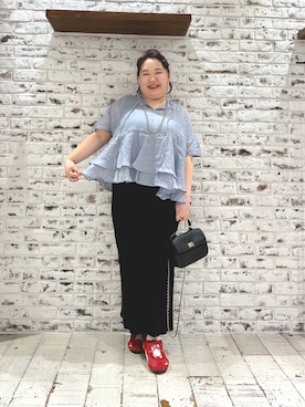 「PUAL CE CIN（ピュアルセシン）のアイテム」を使った、koba*rukaさん（レディース・160cm）の春コーディネート