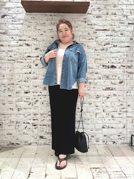「アイテム（スカート）」を使った、koba*rukaさん（レディース・160cm・30代）の秋コーディネート