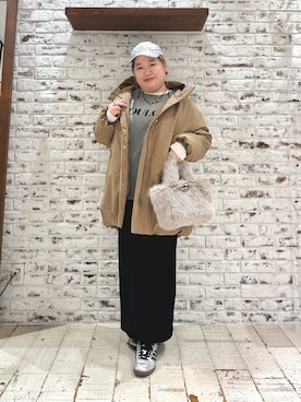 「アイテム（帽子）」を使った、koba*rukaさん（レディース・160cm・30代）の秋コーディネート