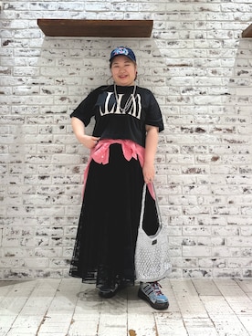 「adidas（アディダス）のアイテム（帽子）」を使った、koba*rukaさん（レディース・160cm）の春コーディネート