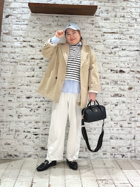 「PUAL CE CIN（ピュアルセシン）のアイテム」を使った、koba*rukaさん（レディース・160cm）の冬コーディネート