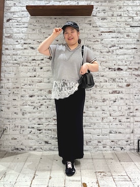 「PUMA（プーマ）のアイテム」を使った、koba*rukaさん（レディース・160cm）の夏コーディネート