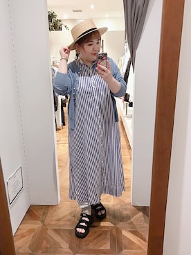 「クレリック」｜koba*rukaさん（レディース・159cm）の夏コーディネート