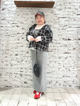「アイテム（ベスト）」を使った、koba*rukaさん（レディース・160cm・30代）の秋コーディネート