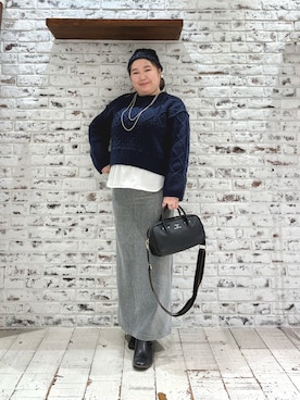 koba*rukaさん(レディース・160cm)の冬コーディネート