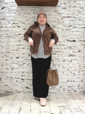 「THEATRE PRODUCTS（シアタープロダクツ）のアイテム」を使った、koba*rukaさん（レディース・160cm）の秋コーディネート