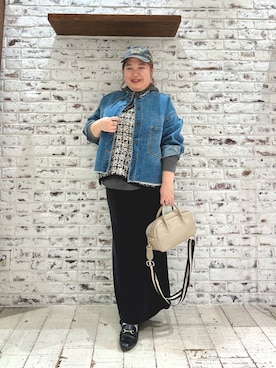 「PUAL CE CIN（ピュアルセシン）のアイテム」を使った、koba*rukaさん（レディース・160cm）の冬コーディネート