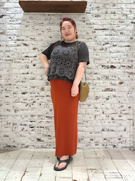 「OOFOS（ウーフォス）のアイテム」を使った、koba*rukaさん（骨格ストレート・レディース・160cm）の夏コーディネート
