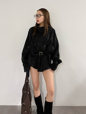 「RAY CASSIN（レイカズン）のアイテム（バッグ）」を使った、nomo.akanaさん（レディース・159cm）の夏コーディネート