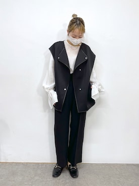 nomo.akanaさん（レディース・158cm）の冬コーディネート