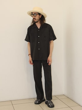 「OOFOS（ウーフォス）のアイテム」を使った、souyaさん（メンズ・172cm）の夏コーディネート