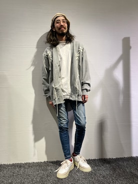 「surt（サート）のアイテム」を使った、souyaさん（メンズ・172cm）の春コーディネート