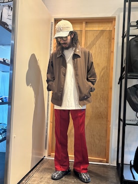 「スポーツミックス」｜「アイテム（その他アウター）」を使った、souyaさん（メンズ・172cm）の秋コーディネート