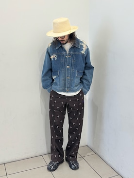 「アイテム（サンダル）」を使った、souyaさん（メンズ・172cm）の夏コーディネート