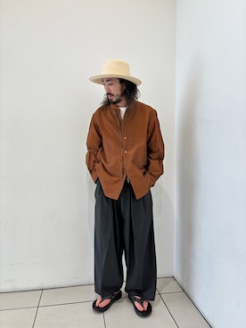 「OOFOS（ウーフォス）のアイテム」を使った、souyaさん（メンズ・172cm）の夏コーディネート