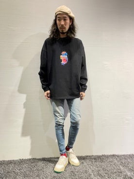 「surt（サート）のアイテム」を使った、souyaさん（メンズ・172cm）の春コーディネート