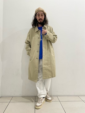 「A4A（エーフォーエー）のアイテム（その他アウター）」を使った、souyaさん（メンズ・172cm）の冬コーディネート