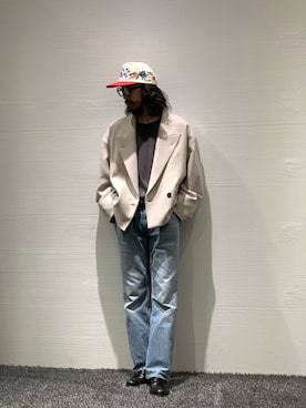 「maxsix（マックスシックス）のアイテム」を使った、souyaさん（メンズ・172cm）の秋コーディネート