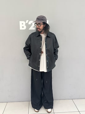 「アイテム（チノパンツ）」を使った、souyaさん（メンズ・172cm）の秋コーディネート