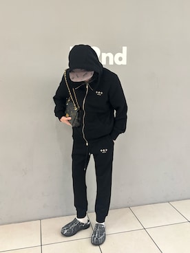 「アイテム（サンダル）」を使った、souyaさん（メンズ・172cm）の秋コーディネート