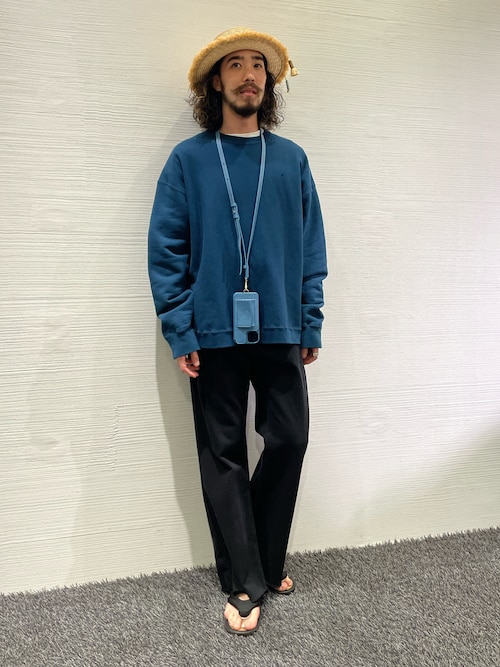 ATON トレーナー スウェット (エイトン) NATURAL DYE URAKE