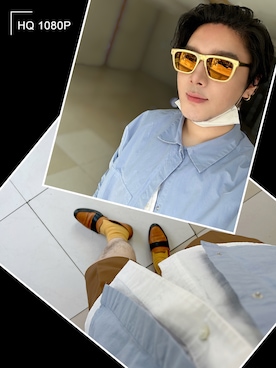 「ZARA（ザラ）のアイテム（ノーカラージャケット）」を使った、Xzyさん（メンズ・179cm）の夏コーディネート