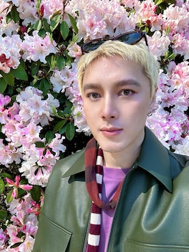 「ZARA（ザラ）のアイテム（ブルゾン）」を使った、Xzyさん（メンズ・179cm）の春コーディネート