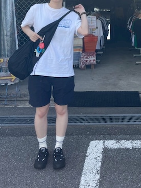 「ナイロンパンツ」｜夏生まれさん（レディース・167cm）の秋コーディネート