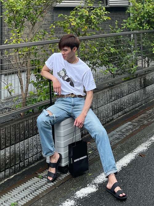 FENDI ベルト 黒 ゴールド金具 (細い方向け) 美品】フェンディ ベルト FF ゴールド金具 レザー ブラック
