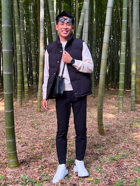 「Alexander McQueen（アレキサンダーマックイーン）のアイテム（シューズ）」を使った、𝑴𝑰𝑻𝑺𝑼𝑲𝑰さん（メンズ・167cm・20代）の秋コーディネート
